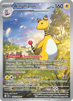 Ampharos, Karte 090 aus Wachsendes Chaos