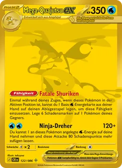 Mega-Quajutsu-ex, Karte 122 aus Wachsendes Chaos