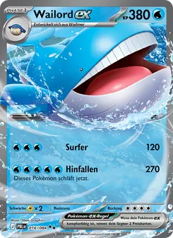 Wailord-ex, Karte 016 aus Dunkelnacht
