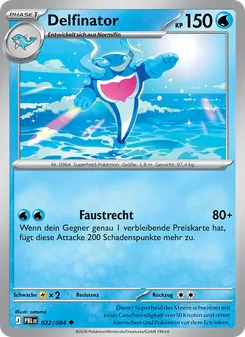 Delfinator, Karte 022 aus Dunkelnacht