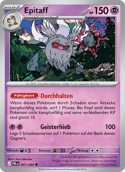 Epitaff, Karte 041 aus Dunkelnacht