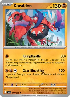 Koraidon, Karte 047 aus Dunkelnacht