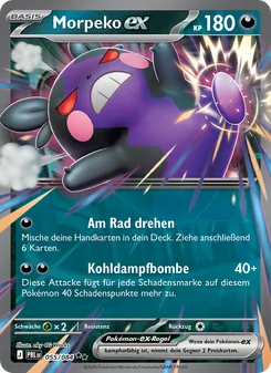 Morpeko-ex, Karte 055 aus Dunkelnacht