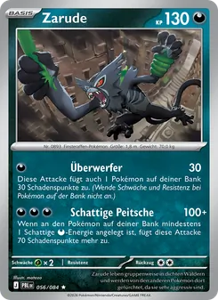 Zarude, Karte 056 aus Dunkelnacht