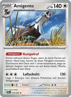 Amigento, Karte 070 aus Dunkelnacht