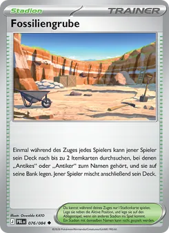 Fossiliengrube, Karte 076 aus Dunkelnacht