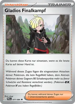 Gladios Finalkampf, Karte 077 aus Dunkelnacht