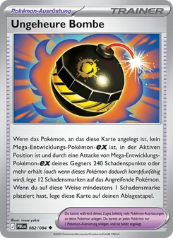 Ungeheure Bombe, Karte 082 aus Dunkelnacht