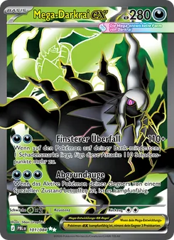 Mega-Darkrai-ex, Karte 101 aus Dunkelnacht