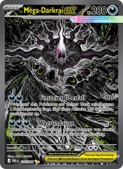 Mega-Darkrai-ex, Karte 116 aus Dunkelnacht