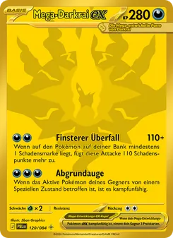 Mega-Darkrai-ex, Karte 120 aus Dunkelnacht