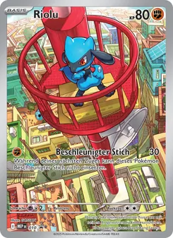 Riolu, Karte 010 aus MEP Black Star Promos
