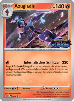 Azugladis, Karte 014 aus MEP Black Star Promos