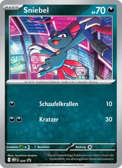Sniebel, Karte 020 aus MEP Black Star Promos
