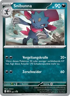 Snibunna, Karte 021 aus MEP Black Star Promos