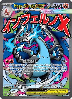 Mega-Glurak X-ex, Karte 023 aus MEP Black Star Promos