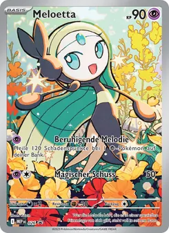 Meloetta, Karte 026 aus MEP Black Star Promos
