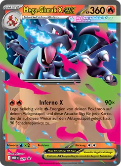 Mega-Glurak X-ex, Karte 029 aus MEP Black Star Promos