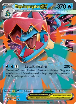 Mega-Impergator-ex, Karte 036 aus MEP Black Star Promos