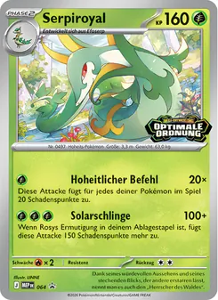 Serpiroyal, Karte 064 aus MEP Black Star Promos