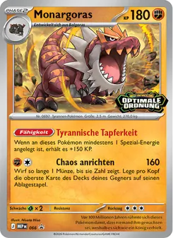 Monargoras, Karte 066 aus MEP Black Star Promos