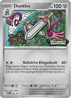 Duokles, Karte 067 aus MEP Black Star Promos