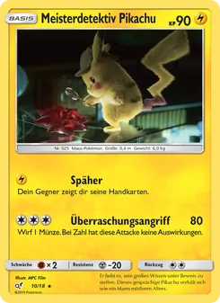 Meisterdetektiv Pikachu, Karte 10 aus Meisterdetektiv Pikachu