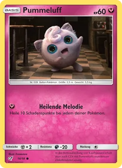 Pummeluff, Karte 14 aus Meisterdetektiv Pikachu