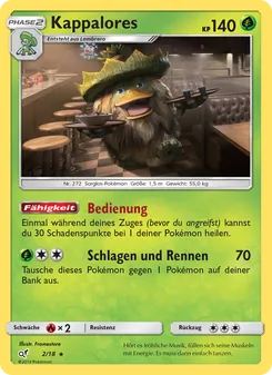 Kappalores, Karte 2 aus Meisterdetektiv Pikachu
