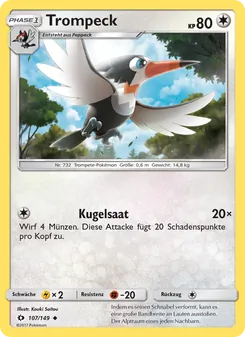 Trompeck, Karte 107 aus Sonne & Mond
