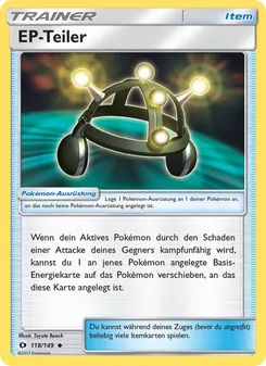 EP-Teiler, Karte 118 aus Sonne & Mond