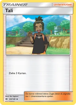 Tali, Karte 120 aus Sonne & Mond