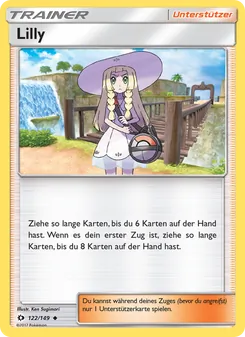 Lilly, Karte 122 aus Sonne & Mond