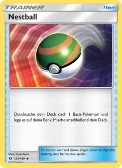 Nestball, Karte 123 aus Sonne & Mond