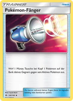 Pokémon-Fänger, Karte 126 aus Sonne & Mond