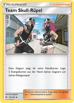 Team Skull-Rüpel, Karte 133 aus Sonne & Mond