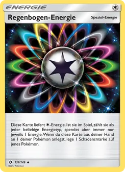 Regenbogen-Energie, Karte 137 aus Sonne & Mond