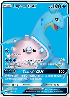 Lapras GX, Karte 139 aus Sonne & Mond