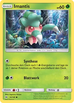 Imantis, Karte 14 aus Sonne & Mond