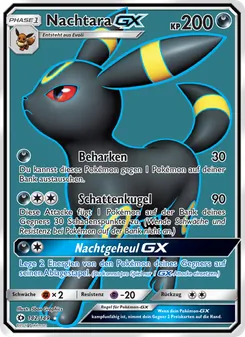 Nachtara GX, Karte 142 aus Sonne & Mond