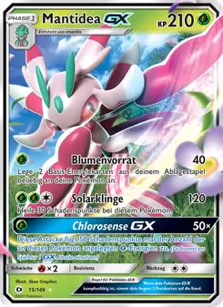 Mantidea GX, Karte 15 aus Sonne & Mond