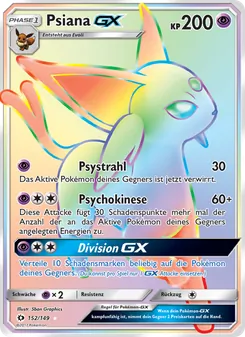 Psiana GX, Karte 152 aus Sonne & Mond