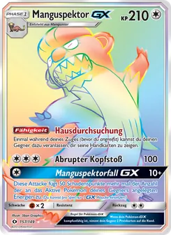 Manguspektor GX, Karte 157 aus Sonne & Mond