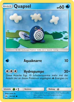 Quapsel, Karte 30 aus Sonne & Mond