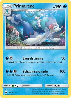 Primarene, Karte 41 aus Sonne & Mond