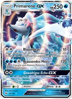 Primarene GX, Karte 42 aus Sonne & Mond