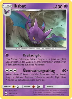 Iksbat, Karte 56 aus Sonne & Mond