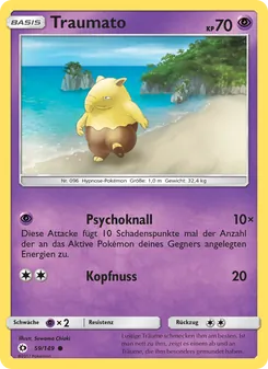 Traumato, Karte 59 aus Sonne & Mond