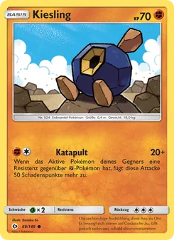 Kiesling, Karte 69 aus Sonne & Mond