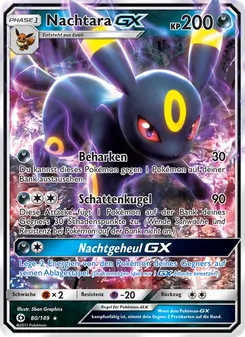 Nachtara GX, Karte 80 aus Sonne & Mond